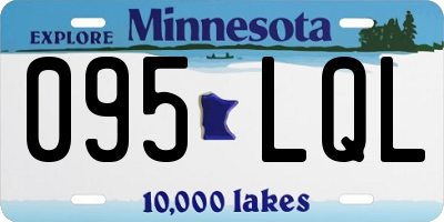 MN license plate 095LQL
