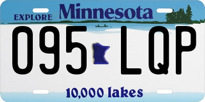 MN license plate 095LQP