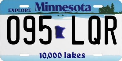 MN license plate 095LQR