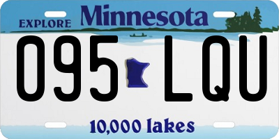 MN license plate 095LQU