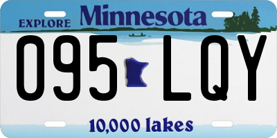MN license plate 095LQY