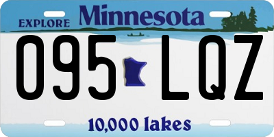 MN license plate 095LQZ