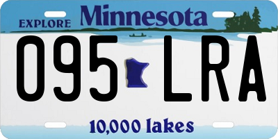 MN license plate 095LRA