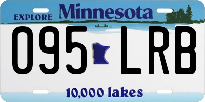 MN license plate 095LRB