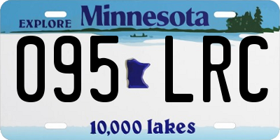 MN license plate 095LRC