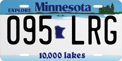 MN license plate 095LRG