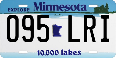 MN license plate 095LRI