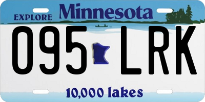 MN license plate 095LRK