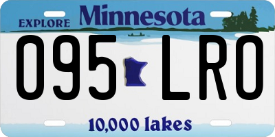 MN license plate 095LRO