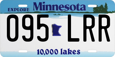MN license plate 095LRR