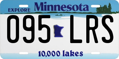 MN license plate 095LRS