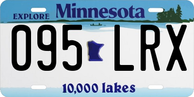 MN license plate 095LRX