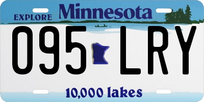 MN license plate 095LRY