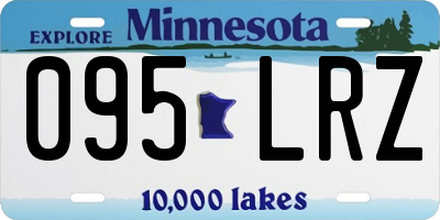 MN license plate 095LRZ