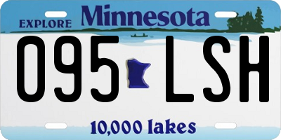 MN license plate 095LSH