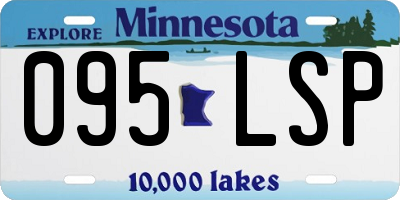 MN license plate 095LSP