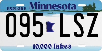 MN license plate 095LSZ