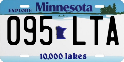 MN license plate 095LTA