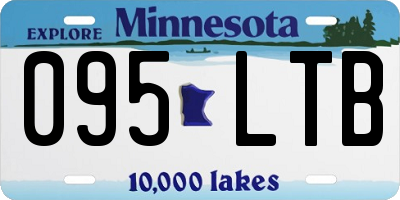 MN license plate 095LTB