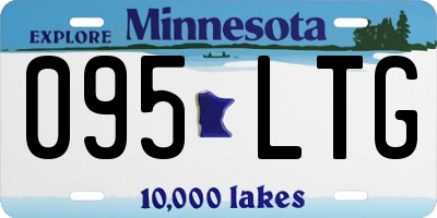 MN license plate 095LTG