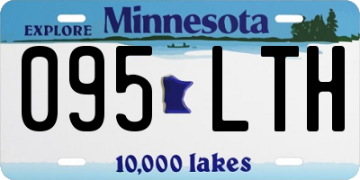 MN license plate 095LTH