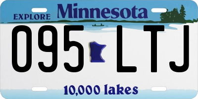 MN license plate 095LTJ