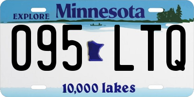 MN license plate 095LTQ