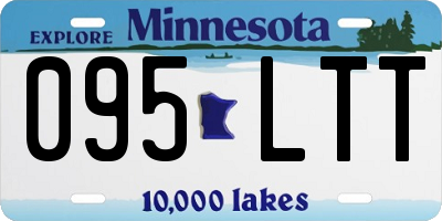 MN license plate 095LTT