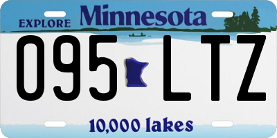 MN license plate 095LTZ