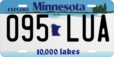 MN license plate 095LUA