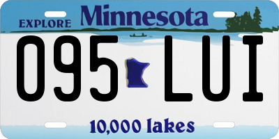 MN license plate 095LUI