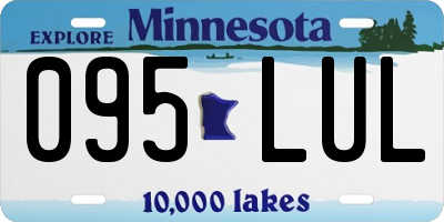 MN license plate 095LUL