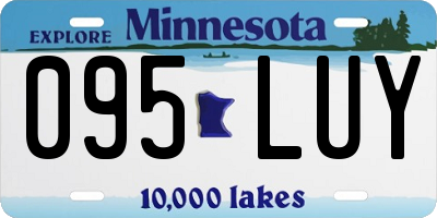 MN license plate 095LUY