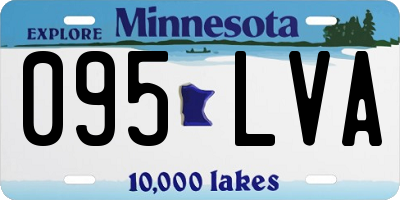 MN license plate 095LVA