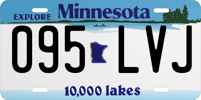 MN license plate 095LVJ