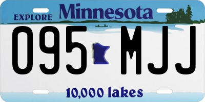 MN license plate 095MJJ