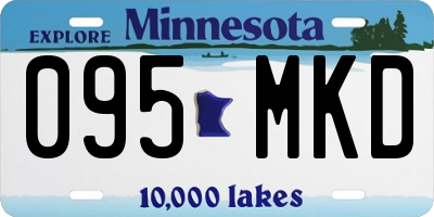 MN license plate 095MKD