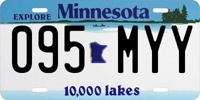 MN license plate 095MYY