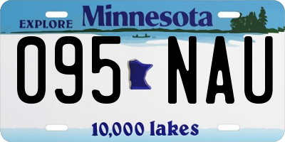 MN license plate 095NAU