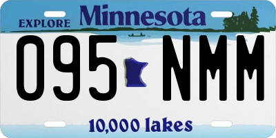 MN license plate 095NMM