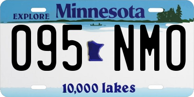 MN license plate 095NMO