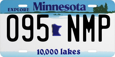 MN license plate 095NMP