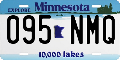 MN license plate 095NMQ
