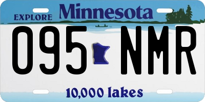 MN license plate 095NMR