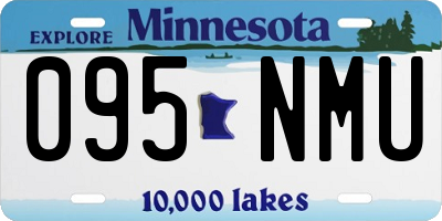 MN license plate 095NMU