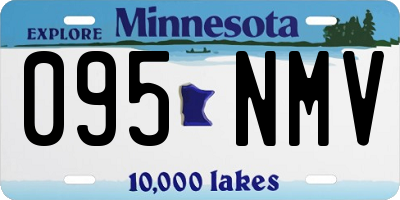MN license plate 095NMV