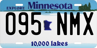 MN license plate 095NMX