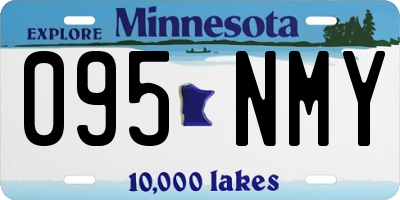 MN license plate 095NMY