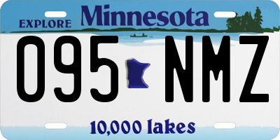 MN license plate 095NMZ