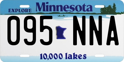 MN license plate 095NNA